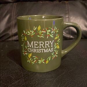 Green Merry Christmas Mug